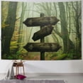 thumbnail image 1 of BCIIG Signpost Tapestry Wall Hanging Graphic Tapestries for Home Wall Decor Art Living Room Bedroom Apartment Farmhouse Dorm 60x50inch, 1 of 6