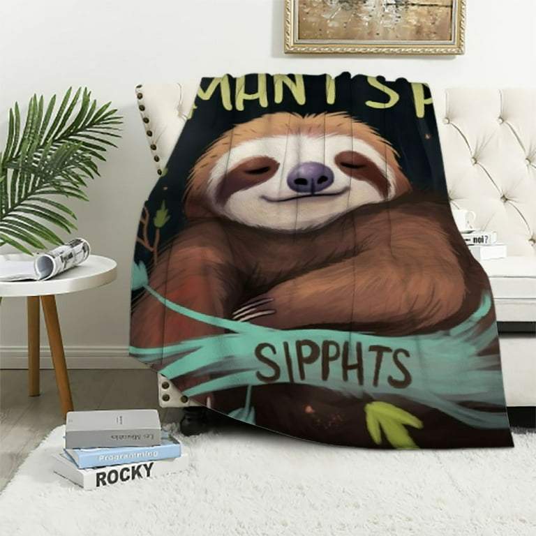 Sloth throw sale