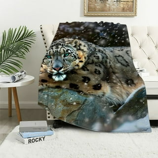 Snow Leopard Blanket