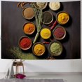 thumbnail image 1 of BCIIG Spices Bowls Roots Tapestry Wall Hanging Unique Style for Home Decor Living Room Bedroom Dorm 50x40inch, 1 of 6