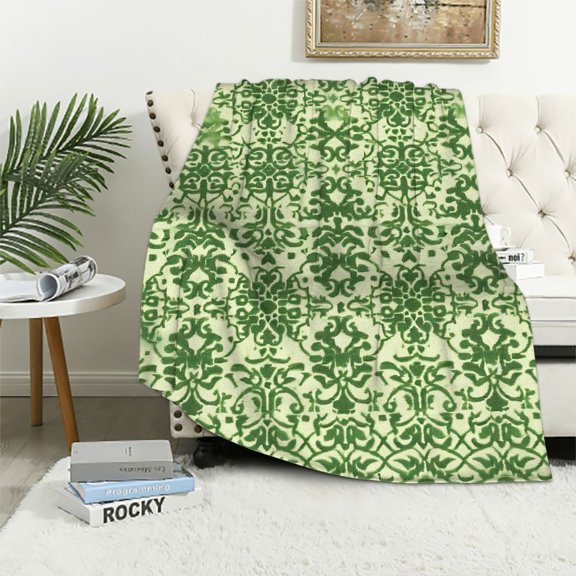 BCIIG Squares Dots Pattern Warm Lightweight Blanket Soft Fleece Blankets Throw Blanket Living Rooms Sofa Decor Cow Gifts All Seasons 40x50in