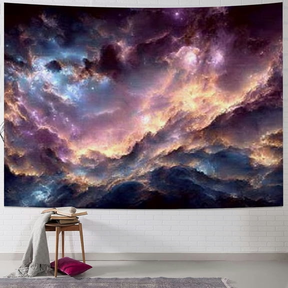 BCIIG Star Cluster Space Art Tapestry Wall Hanging Home Decor 40x30inch