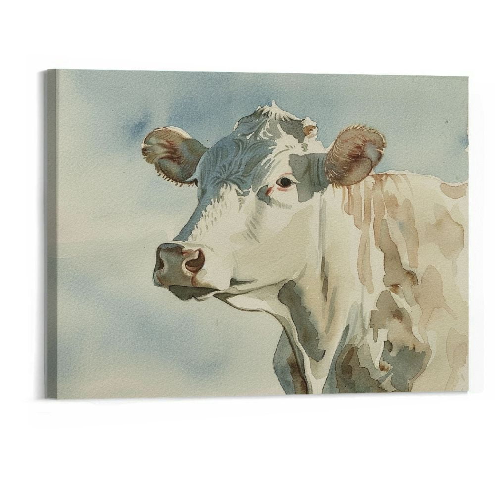 Stupell Industries 'Cow Close Up' Wall Plaque - 10x15" Modern Animal Art