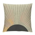 thumbnail image 1 of BCIIG Sun Rays Graphic Decorative Cushion Throw Pillow Cover for Home Couch Living Room Bed Sofa - High-Quality 1PC 24x24in, 1 of 5