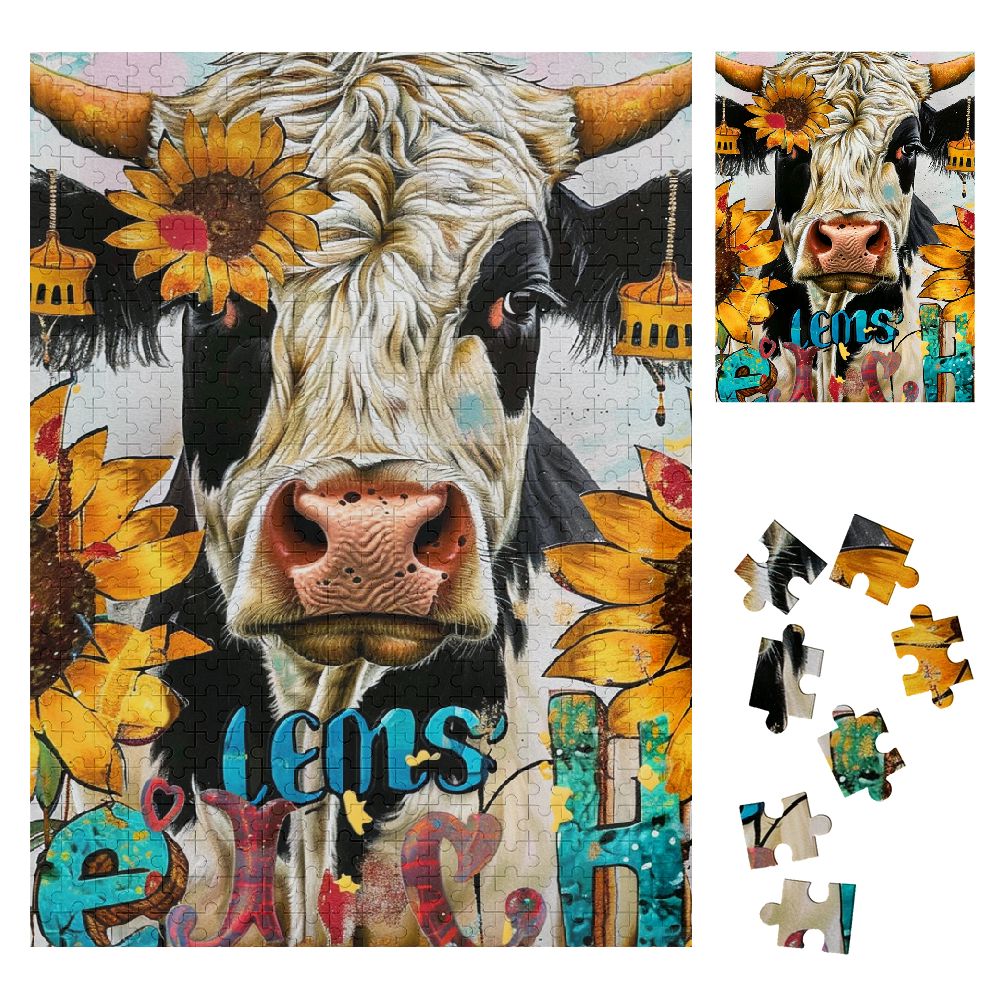 BCIIG Sunflowers Wooden Jigsaw Puzzle Vertical Style for Adults and ...