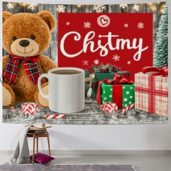 BCIIG Teddy Bear Tapestry Wall Hanging Unique Style Home Decor 40x60inch