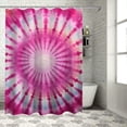 thumbnail image 1 of BCIIG Tie-Dye Design Bathroom Decor Set with Hooks, Colorful Luxurious Graphic Print Polyester Fabric Shower Curtain for Home Bathtubs Decoration, Waterproof with HD Print, Easy Installation 69x72, 1 of 7
