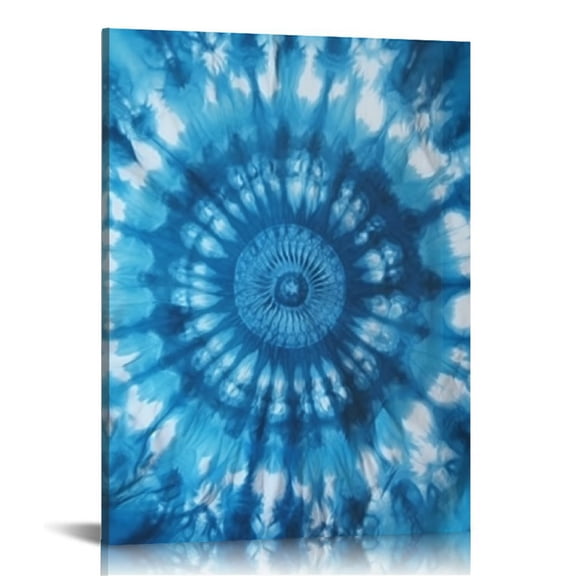 BCIIG Tie-Dye Design Fine Art Aesthetic Poster & Print Wall Painting for Home Office Wall Decor  Canvas Living Room Bedroom Artwork 16x20 in