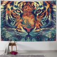 thumbnail image 1 of BCIIG Tiger Face Graphic Tapestry Wall Hanging for Home Decor - Unique Style Aesthetic Art for Living Room Bedroom Dorm Apartment Farmhouse 50x40inch, 1 of 6