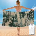 BCIIG Trees Quick Dry Towel Graphic Beach Towel 27.5x55in UltraFine