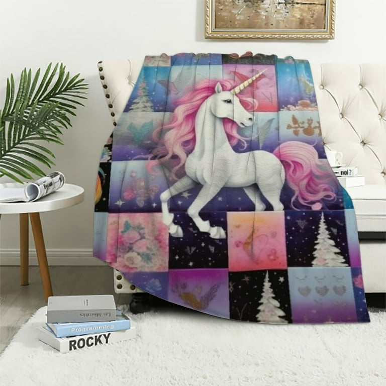 Unicorn throw blanket walmart top