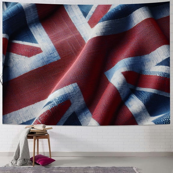 BCIIG Union Jack Tapestry Wall Hanging Unique Style Graphic Tapestries Home Wall Decor Art for Living Room Bedroom Apartment Farmhouse Dorm 40x30inch