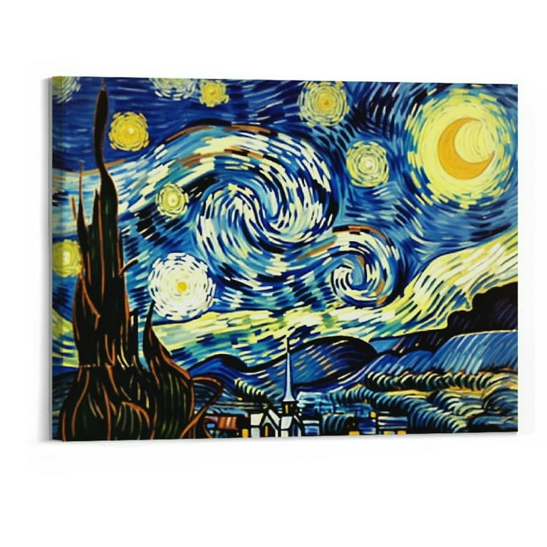 Van Gogh Modern Reproduction Portrait Art Print Van Gogh Modern Reproduction Portrait Art Print