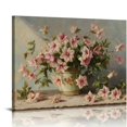 thumbnail image 1 of BCIIG Vintage Floral Wall Art, French Country Wall Decor, Retro Flower Botanical Painting, Farmhouse Wall Art Rustic Antique Canvas Prints Vintage Art Pictures for Bedroom Bathroom Decor 16x12in, 1 of 6