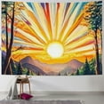 thumbnail image 1 of BCIIG  Wall Art Tapestry, Sun Mountain Nature Landscape, Polyester Wall Hanging Decor for Home 40x30inch, 1 of 6