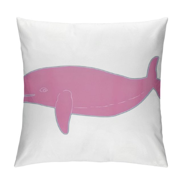 BCIIG Whale Theme Decorative Throw Pillow Cover for Home Couch Living