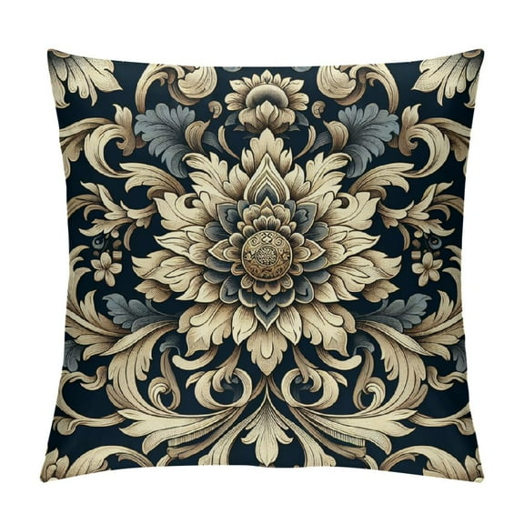 BCIIG William Morris Vintage Flowers and Floral Decorative Throw Pillow Covers  Home Decor Pillow Case Square Pillowcase Cushion Cover for Indoor/Outdoor Sofa Living Room Couch Bed