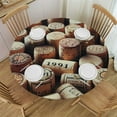 thumbnail image 1 of BCIIG Wine Corks Round Tablecloth Stain Resistant Washable Indoor Outdoor Kitchen Dining Wedding Parties Tablecloths 100% Polyester Fiber 42-46, 1 of 8