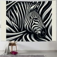 thumbnail image 1 of BCIIG Zebra Stripes Tapestry Wall Hanging Unique Style for Home Wall Decor Art Living Room Bedroom Dorm Farmhouse - 4 Sizes Available 50x40inch, 1 of 6