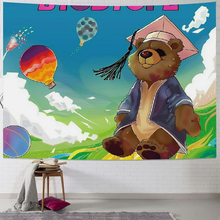 BCIIG kanye Flag Graduation Album Cover Flag Tapestry Vivid Color Durable Cool Tapestry Bedroom College Dorm Man Cave Decor Walmart