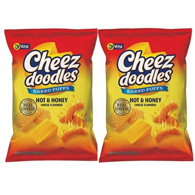 BCL Cheez Doodles Baked Puffs Hot And Honey Cheese Flavored Pack of 2