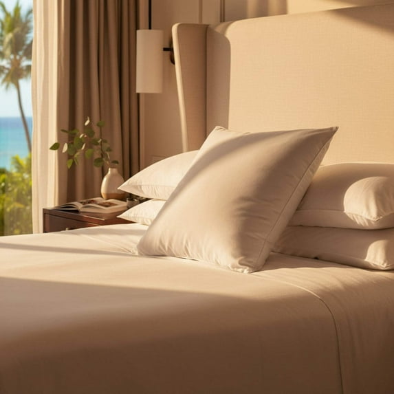 BCL Collection T-180 Cotton Blend Shell 2 PK Pillows