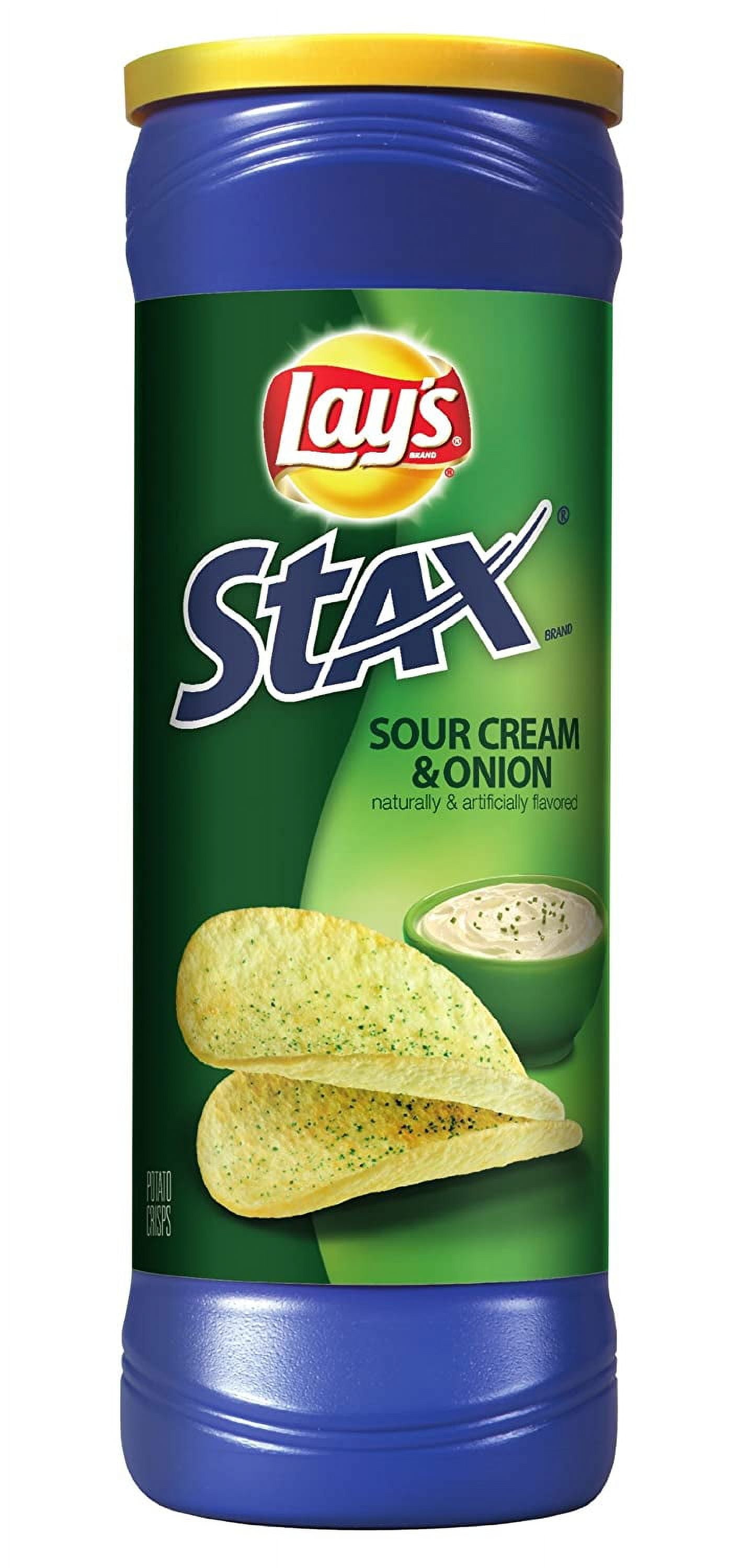 BCL Lay's Stax (6), Sour Cream & Onion, 5.5-Ounce Containers for