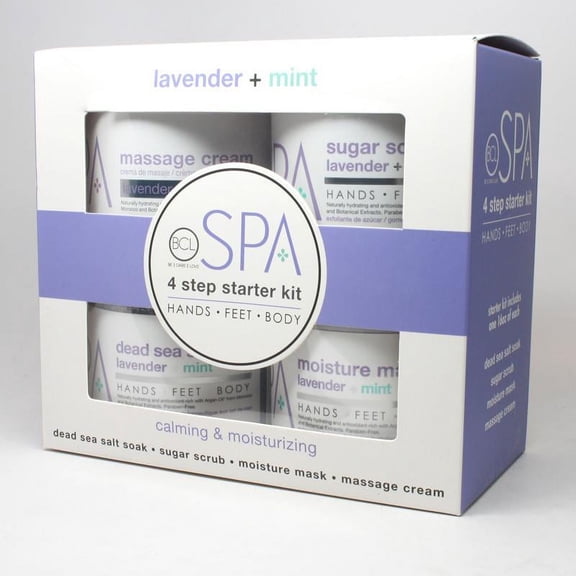 BCL SPA Lavender + Mint 4 Step Starter Kit