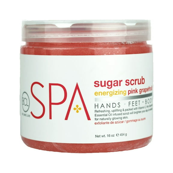 BCL SPA Sugar Scrub Energizing Pink Grapefruit, 16 oz.