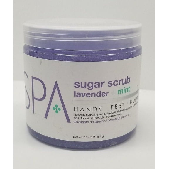 BCL Spa Sugar Scrub 16 oz 100% Organic (Lavender + Mint)