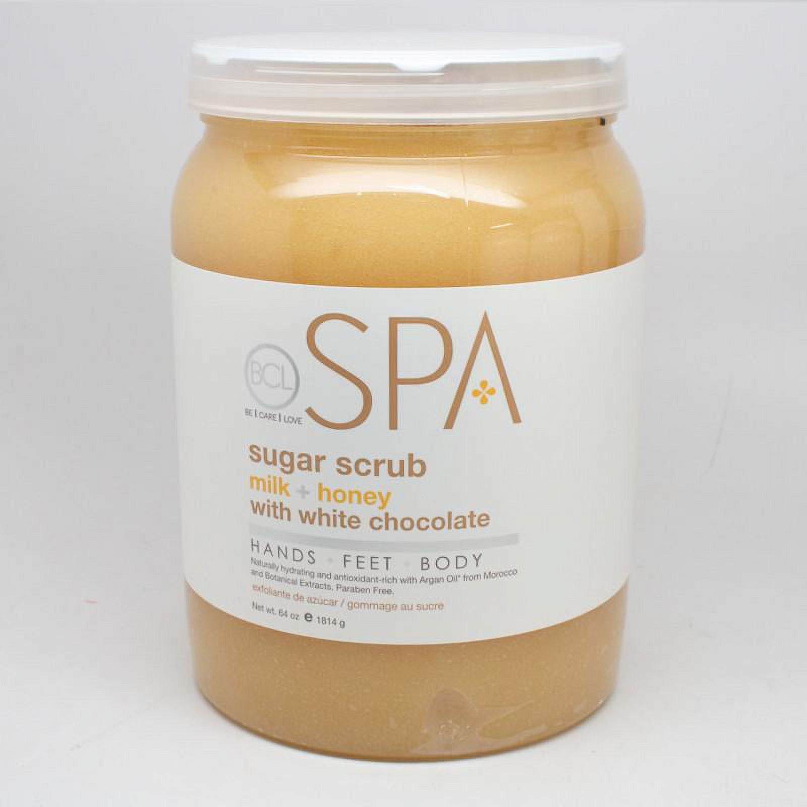 BCL Spa Sugar Scrub Milk + Honey 64oz