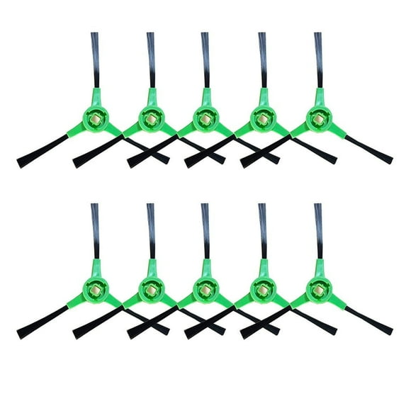 BCLONG 10 Pack Side Brush Replacement for Shark IQ RV1001AE Robot Vacuum Cleaner.