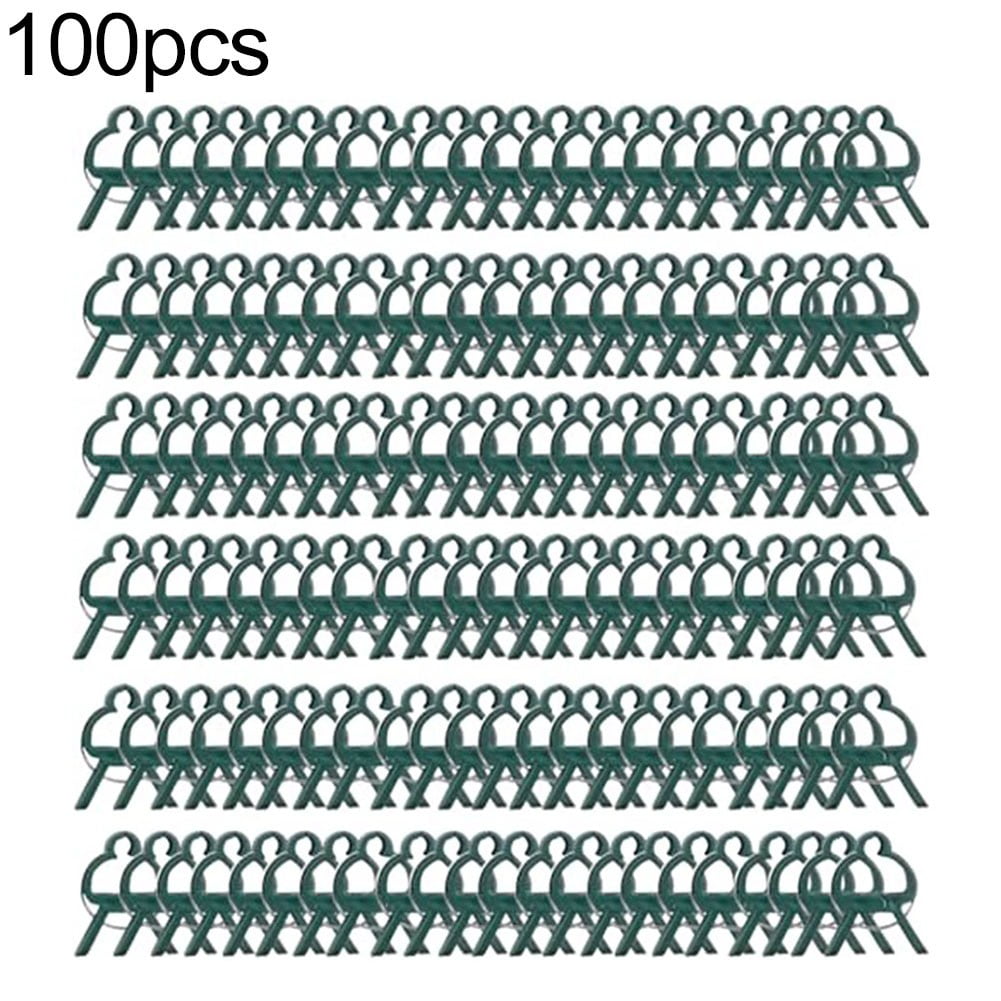 BCLONG 100pcs Plant Clips Garden Clips Support Clips for Climbing