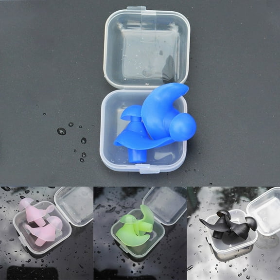 BCLONG 1Pair Silicone Waterproof Swim Ear For Swimmers for Kid Adult Children Earplug