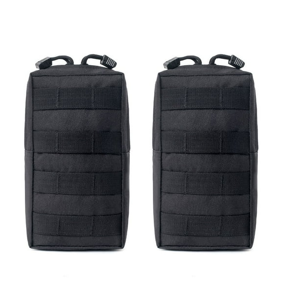 BCLONG 2 Pack - Molle Pouch Belt Waist Pack Bag Compact Camping Bags