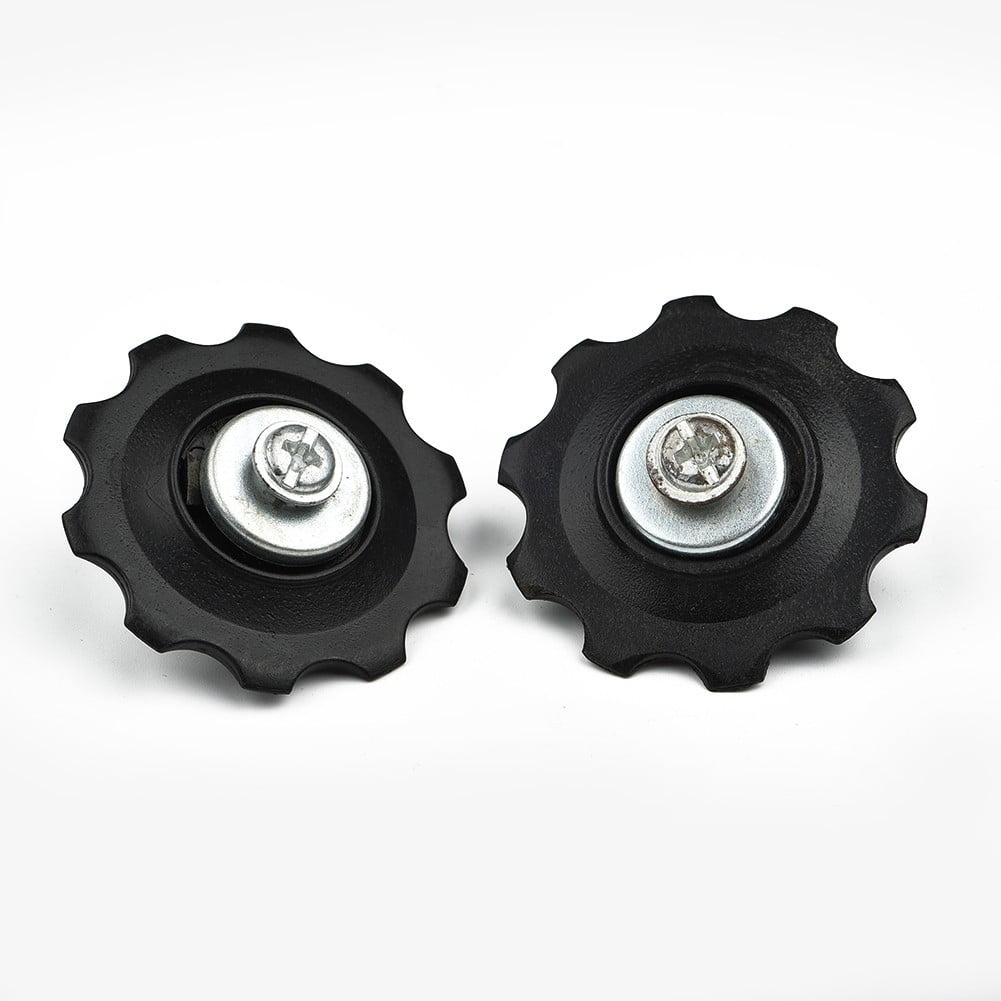 BCLONG 2 Pcs Bike Bicycle 6-7 Speed rear Derailleur Plastic Wheels ...