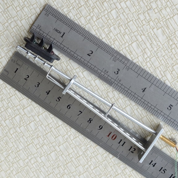 BCLONG 2 x O Scale Model Train Block Signals 3 Aspects Railway LED Light Silver