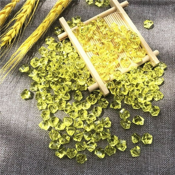 BCLONG 200x Acrylic Plastic Gem Stone Ice Rocks Table Scatter Vase Fish Tank Decoration