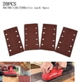 thumbnail image 1 of BCLONG 20pcs Sandpaper Sanding Sheets Punched & Mixed Grits 60/80/120/240, 1 of 9