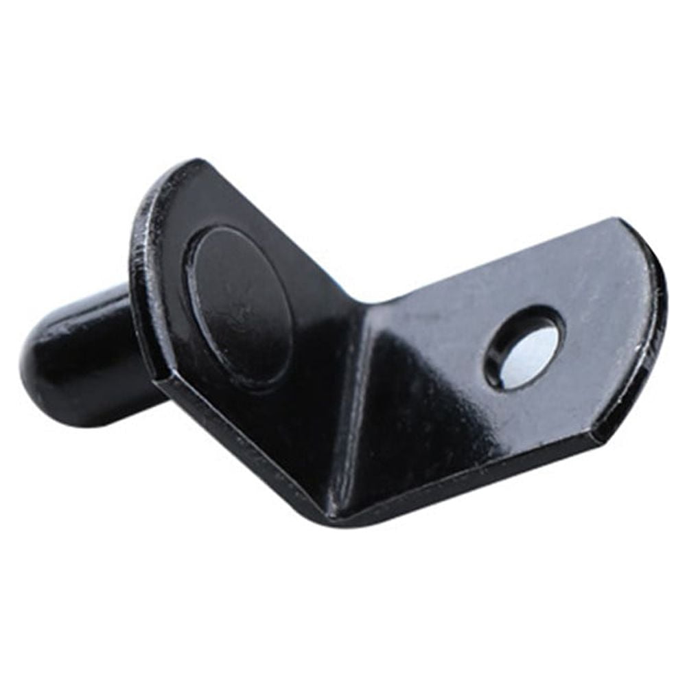 BCLONG 20pcs Shelf Support Studs Pegs Pins 5mm L-Shaped Cabinet Bracket Bronze