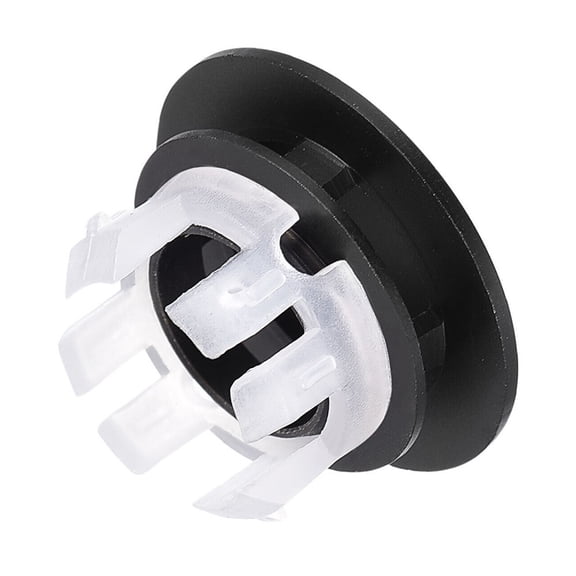 BCLONG 2Pcs 22.5mm Sink Trim Overflow Cover Ring Hole Insert in Round Black