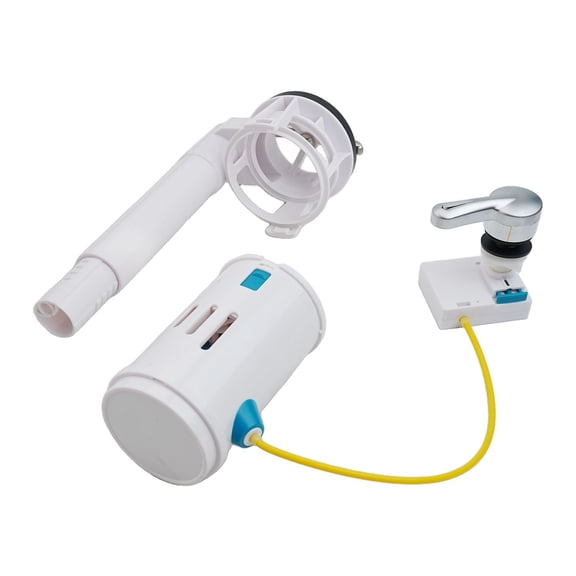 BCLONG 2in Toilet Cistern Flush Valve Overflow Lever Operated Dual Flush Toilet Tank