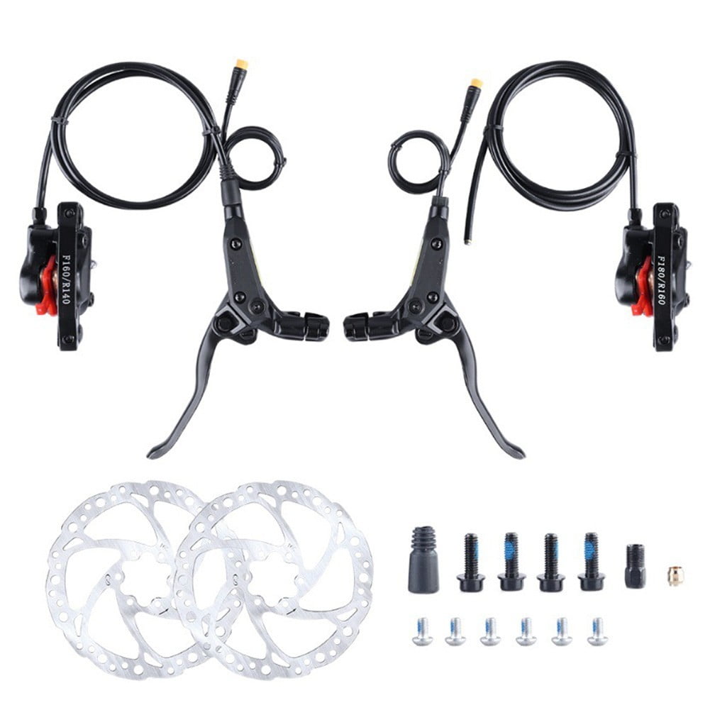 BCLONG 3 Pins Hydraulic Brake Set Left Front 800mm and Right Rear