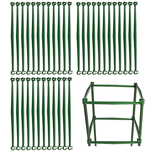 BCLONG 36PCS Plant Stake Arms for Tomato Cage，Plant Supports Trellis Connector Clips
