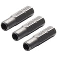 thumbnail image 1 of BCLONG 3pcs Electric Screwdriver Hex 1/4 Inch Hex ShankTo 4mm Socket Driver Bit Adapter, 1 of 8