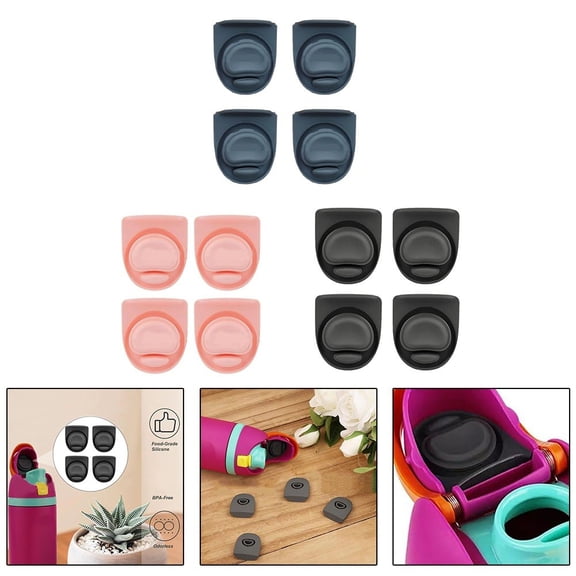 BCLONG 4Pcs Replacement Stopper for Sip 19/24/32/40 oz Silicone Lid Stopper