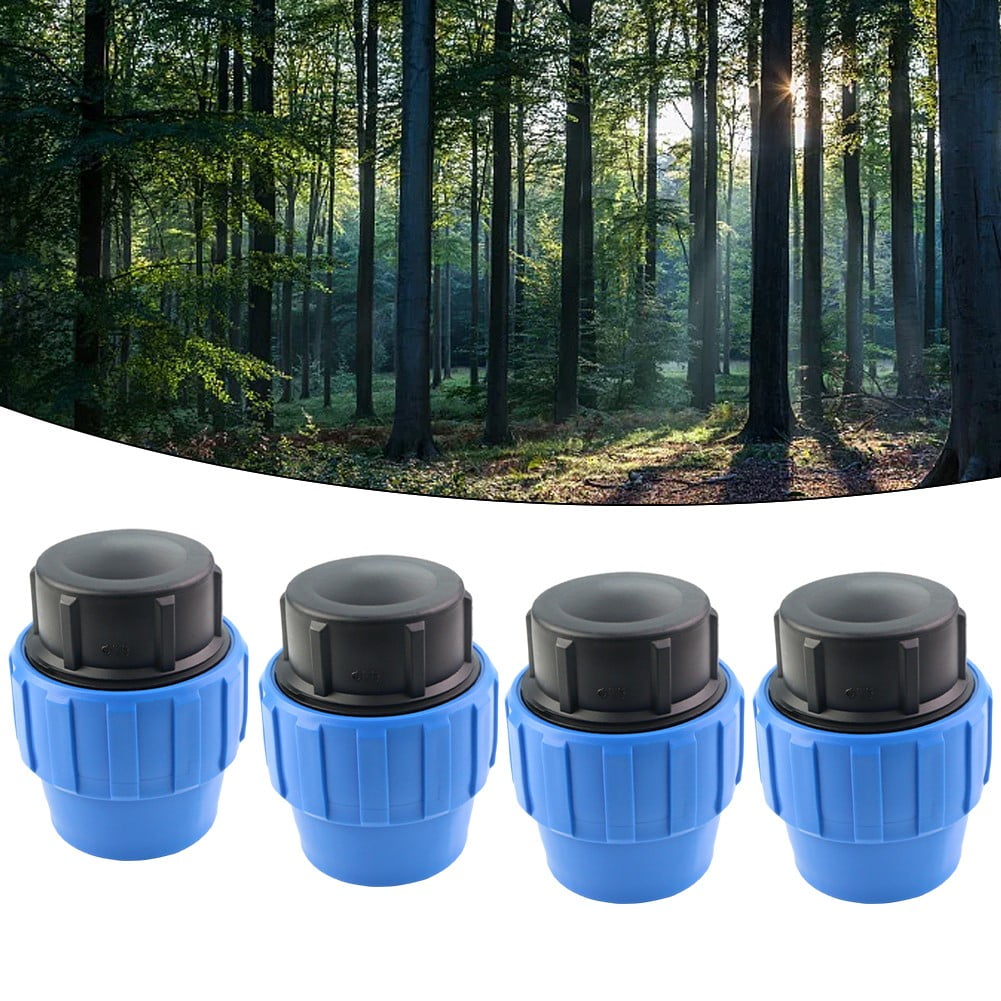 BCLONG 4pcs PE pipe quick connect plug quick connect pipe fittings PP ...