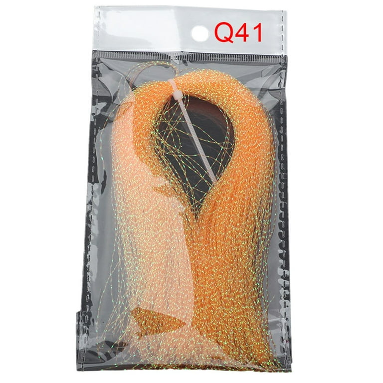 5g UV Spiral Crystal Twisted shining diy tying material fly fishing flash  line