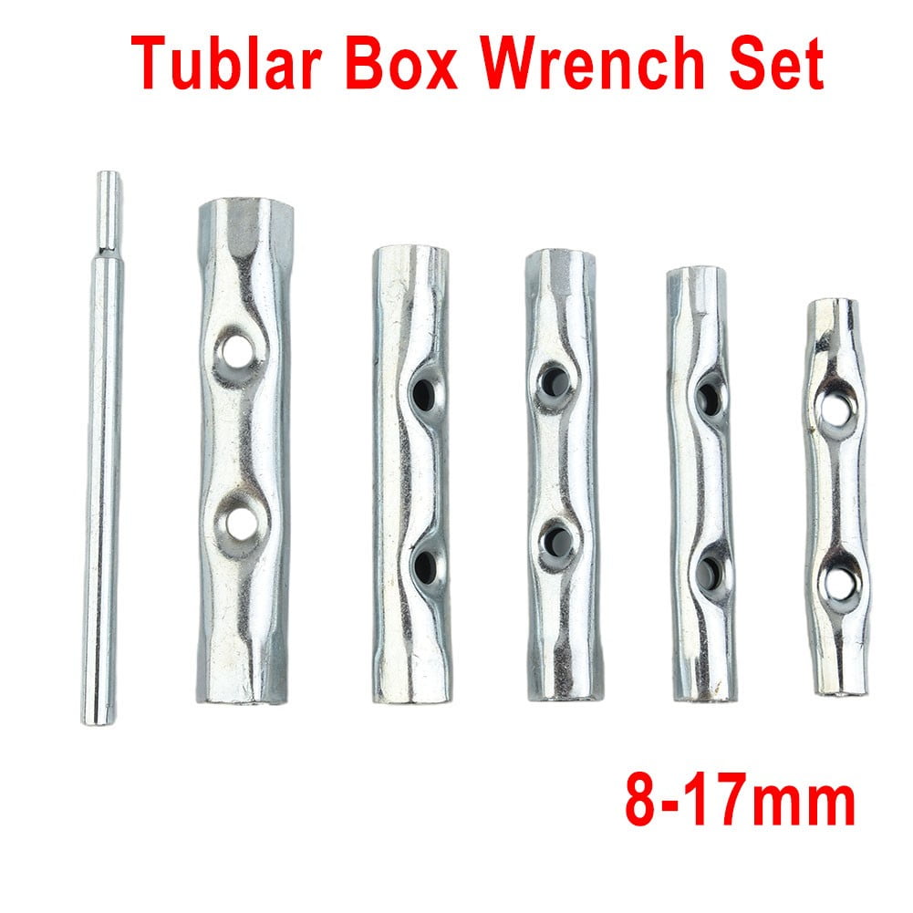BCLONG 6Pc 817Mm Metric Tubular Box Wrench Set Tube Hollow Socket Wrench Filter Wrench