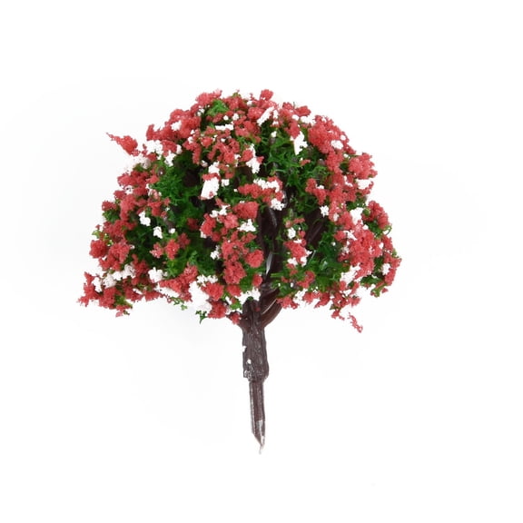 BCLONG 70pcs Model Trees 1:75/1:100 HO Z for TT Scale Layout Train Garden Buildings